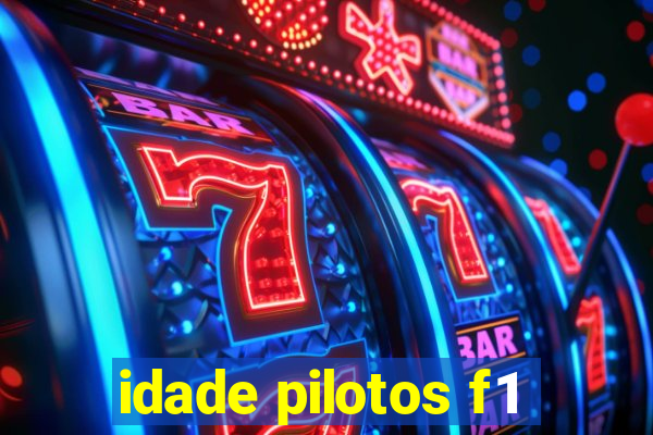 idade pilotos f1